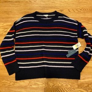 Court & Rowe Striped Sweater Medium
